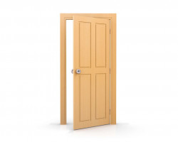 Pose de porte battante ou coulissante   